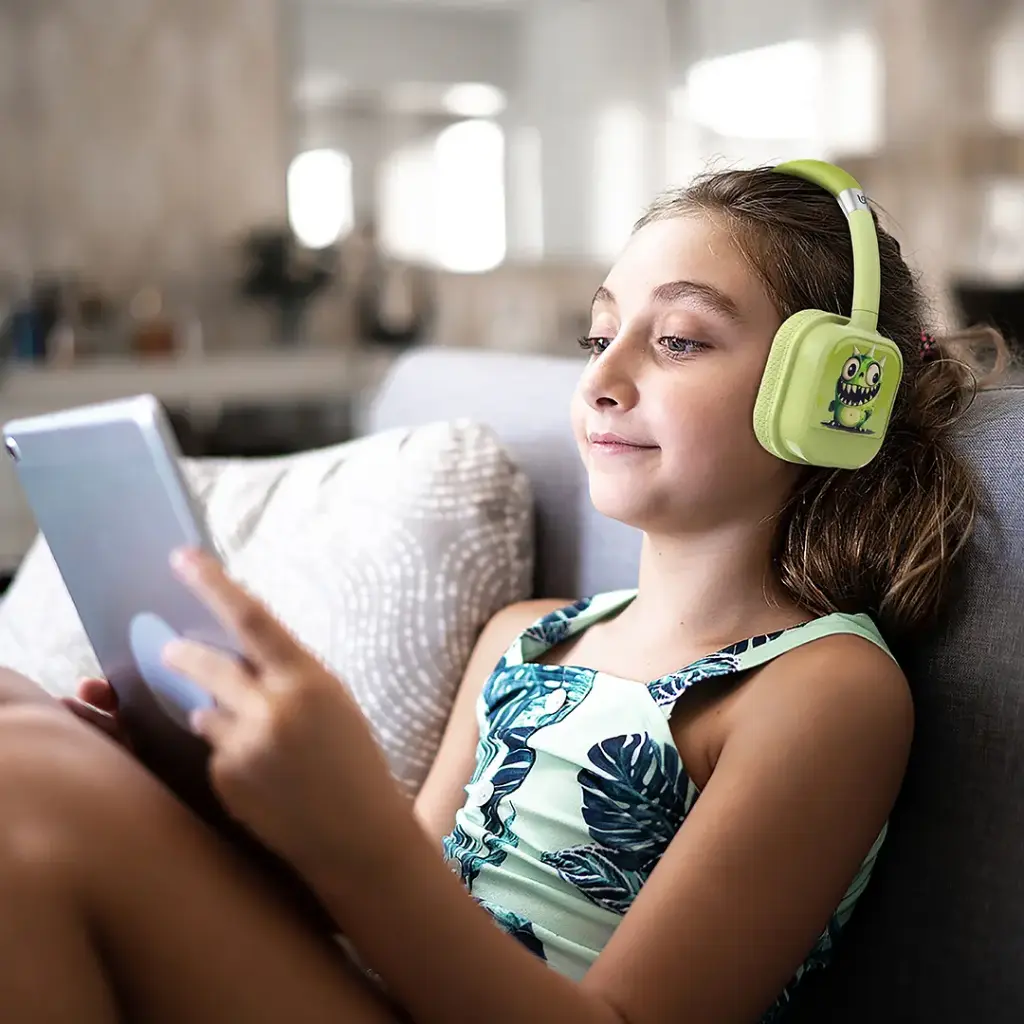 هدست عروسکی طرح دار پرودو porodo  Soundtec Yotowave Kids - تصویر 3