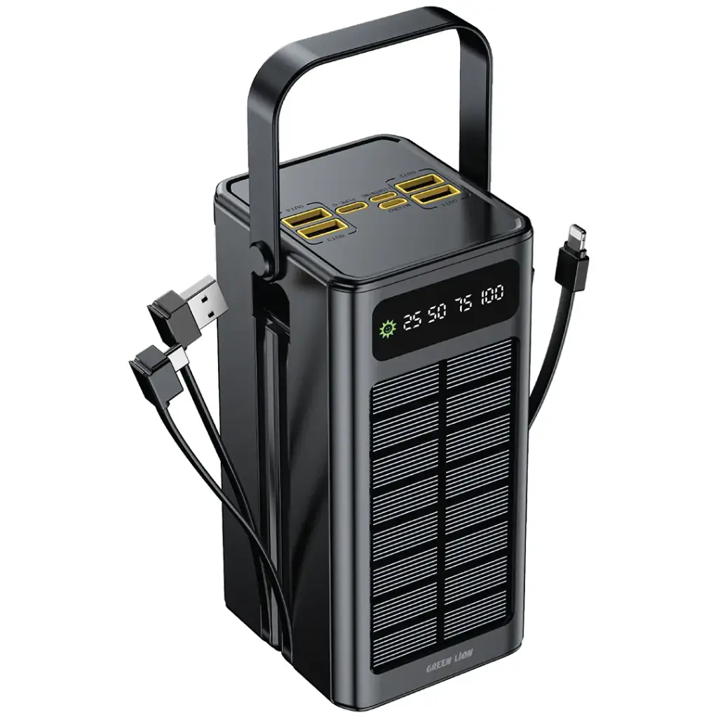 پاور بانک گرین لاین مدل Solar X ظرفیت 60000 میلی آمپر ساعتGreen lion
