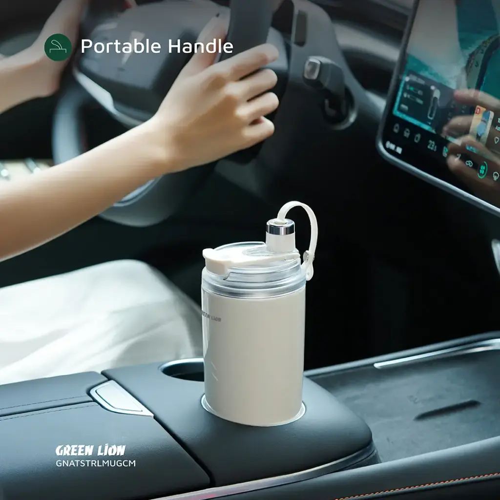 ماگ همزن خودکار گرین لاین مدل Magnetic ظرفیت ۳۵۰ میلی‌لیترGreen lion