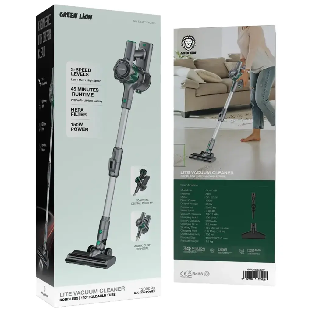 جارو شارژی گرین لاین Green Lion Lite Cordless Vacuum Cleaner - تصویر 2