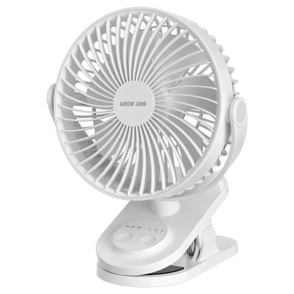 پنکه رومیزی گرین لاین مدل Green Lion Clip Fan Portable Clip-on Design