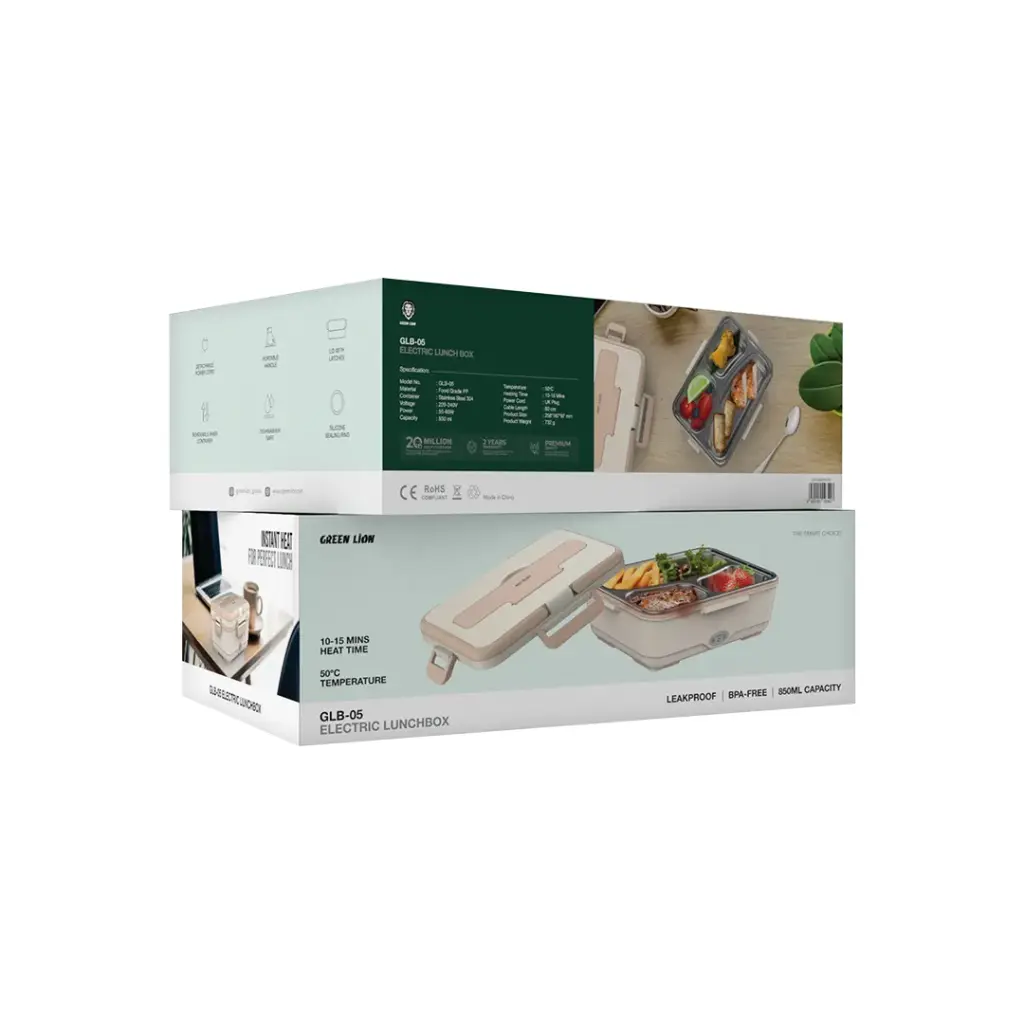 ظرف غذای برقی گرین لاین مدل Green Lion GLB-05 Electric Lunchbox