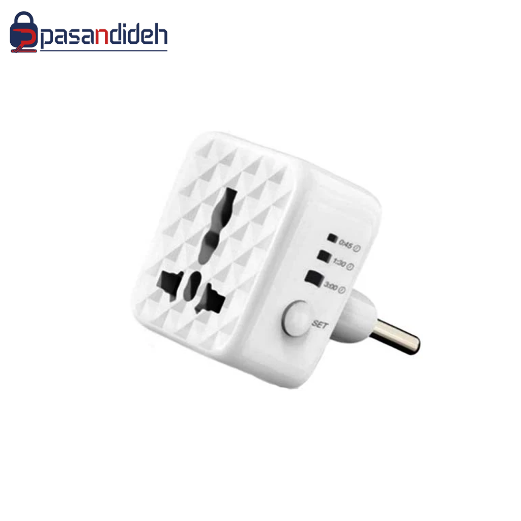 تبدیل سه به دو تایمدار گرین لاین مدل Green lion UNIVERSAL CONVECSION PLUG