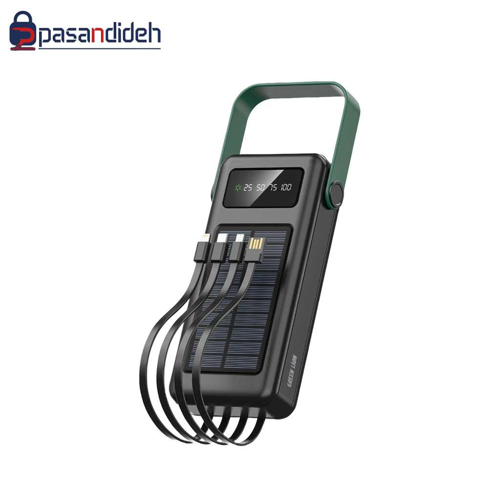 پاوربانک 30k گرین لاین مدل Green lion SOLAR MAX