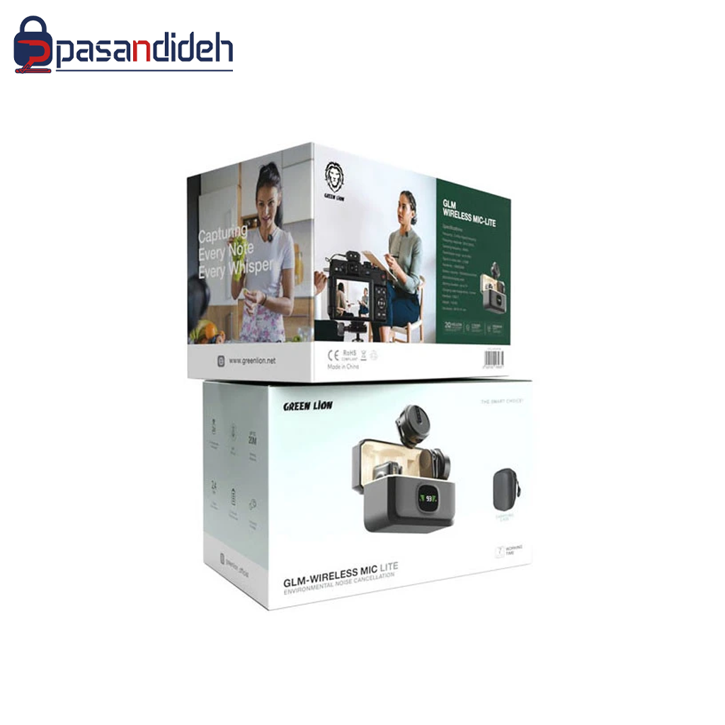 میکروفون یقه ای گرین لاین مدل Green lion GLM LITE WIRELESS