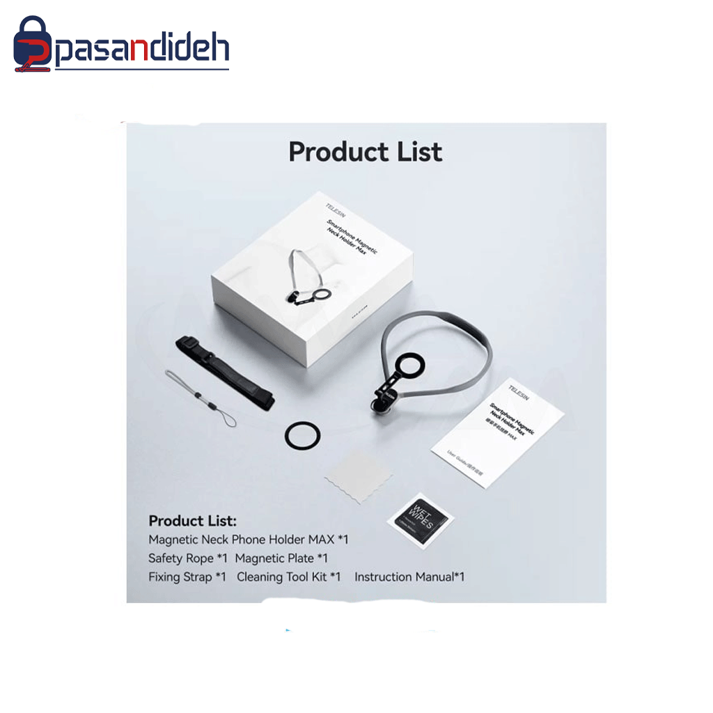 هولدر گردنی گرین لاین مدل Green lion MAGSAFE NECKPHONE