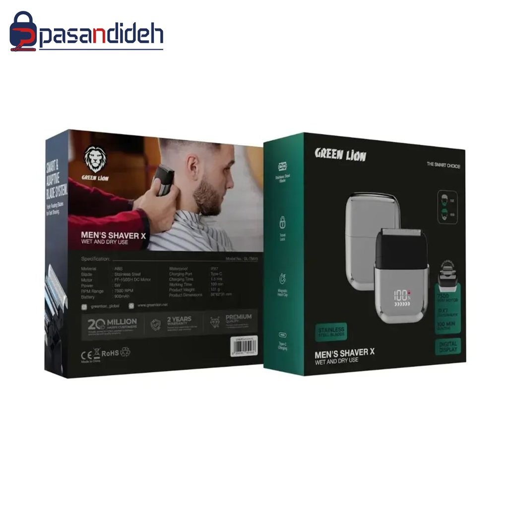 ماشین اصلاح گرین لاین مدل Green lion Men's Shaver - تصویر 2