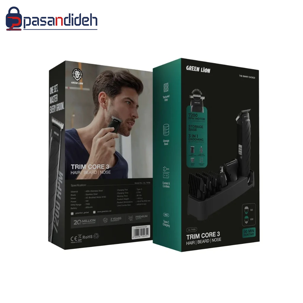 ماشین اصلاح گرین لاین مدل Green lion TRIM CORE3